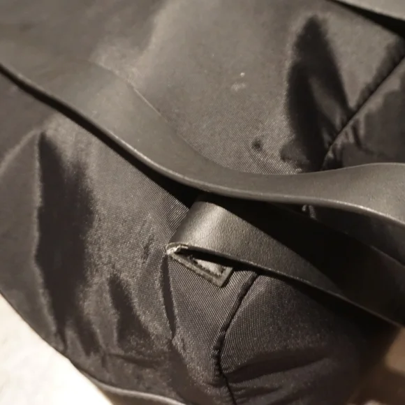 Zara Black Rucksack Backpack (Flap + Drawstring) - Picture 4 of 8